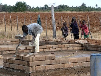 mud bricks